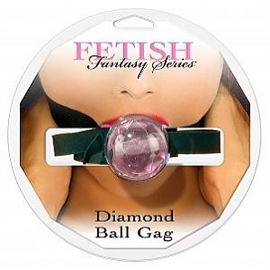 Diamond Ball Gag Pink