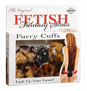 Fur Handcuffs-Leopard