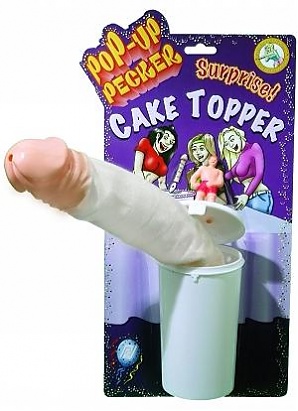 Pop Up Pecker Cake Topper