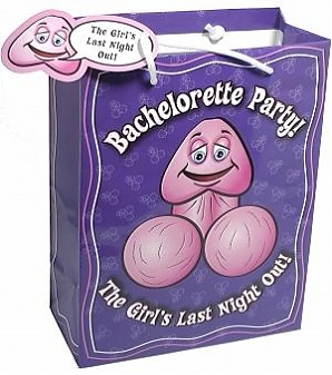 Bachelorette Happy Dicky Party Bag - Medium
