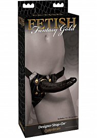 Fetish Fantasy Gold Designer 7 inch Strap-On - Black