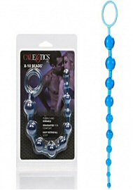 X 10 Beads Graduated Anal Beads 11 Inch Blue (42362)