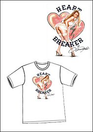 Apparel - White Heart Breaker Tee  - (x-Large) (67273)